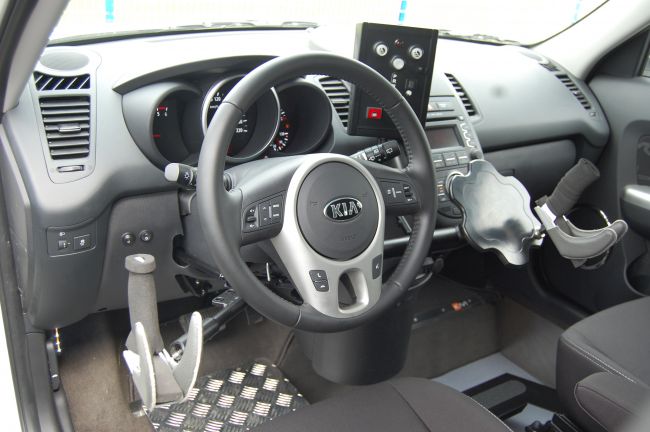 Mini volant mécanique tétraplégie