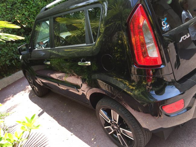 Kia Soul Emotion 2015 pour transport en fauteuil roulant